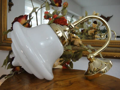 AURUM DE43541249 Wandlampe Jugendstil Wandleuchte Antik Messing Lampe Glas Tropfen Art déco Edel