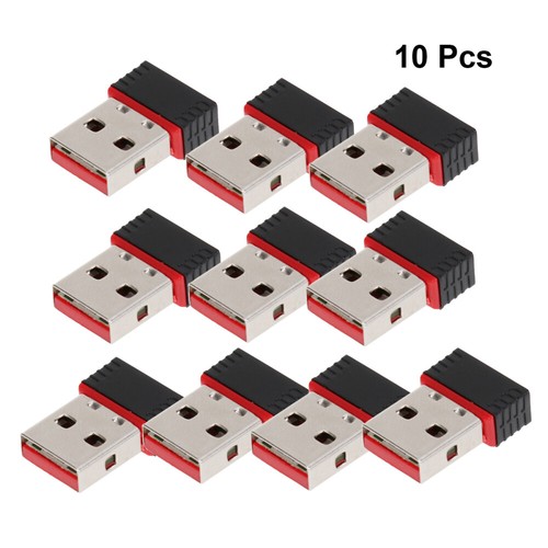 10 Pc USB -drahtlose Netzwerkkarte Kabelloser Adapter WLAN-Dongle - Bild 11 von 12