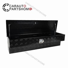 48x8x12.5 Black Aluminum Side Mount Tool Box Truck Box With Paddle Latch