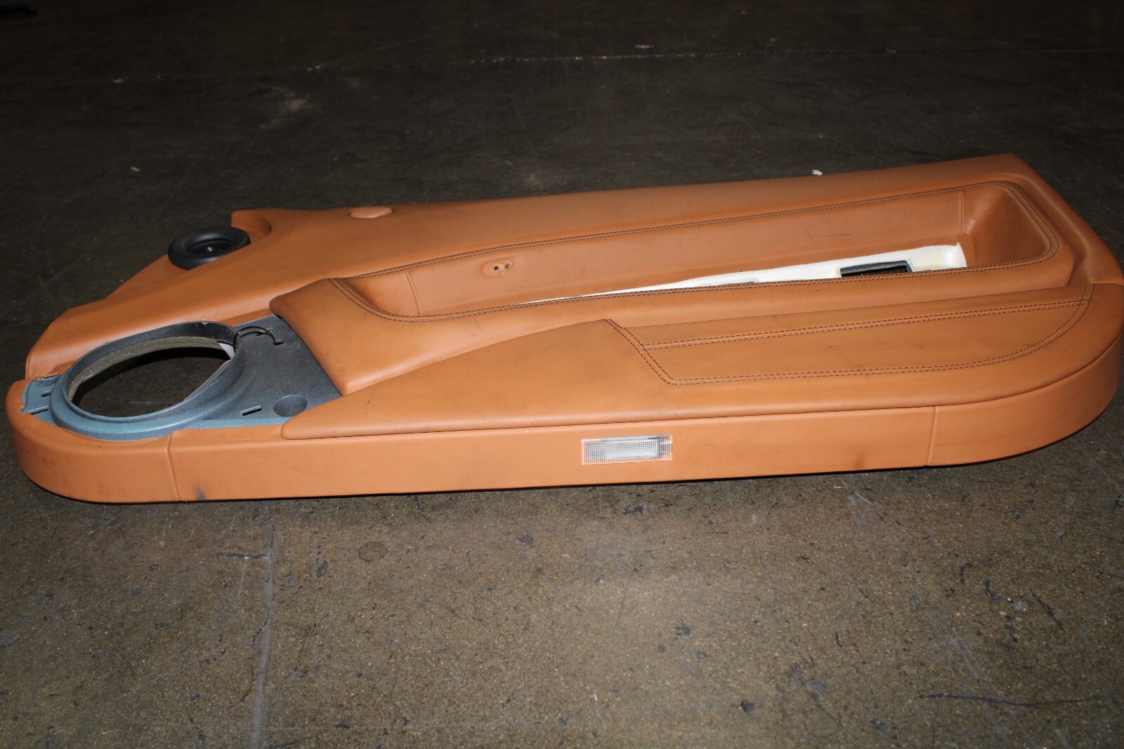 Ferrari California, RH Front Interior Door Panel, Brown, Dmg, Used, P/N 82923900