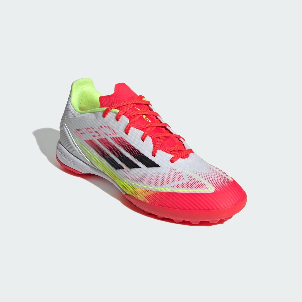 IE1231 adidas F50 League TF Cloud White Core Black Solar Yellow