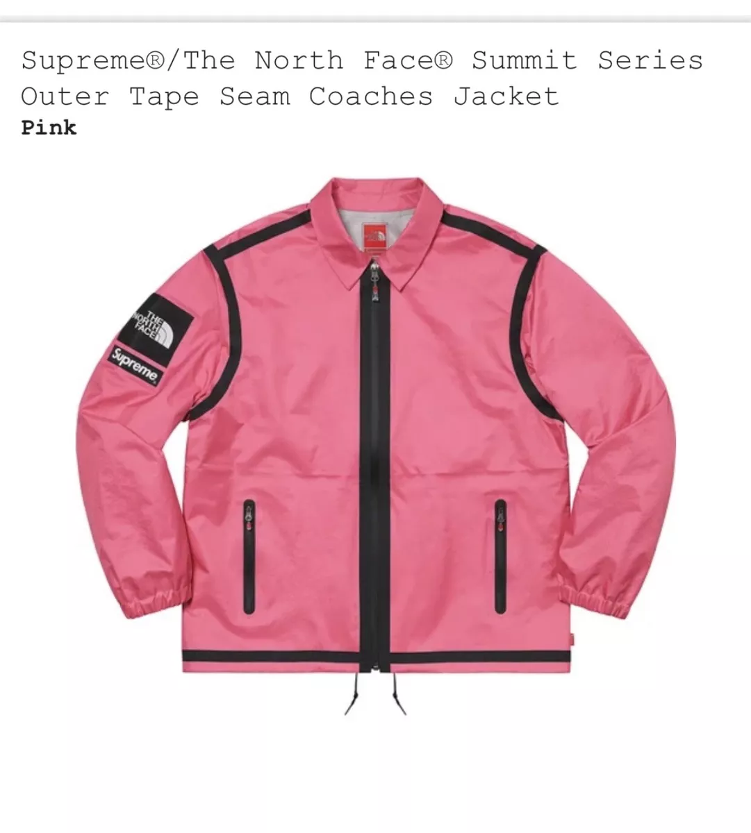 PINK Supreme The North Face Summit Series Outer Tape Seam Jacket - Size  Large🔥