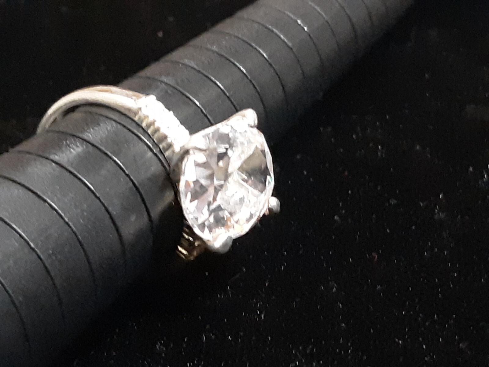 SU 925 Statement Ring Size US 7 Engagement Promis… - image 11