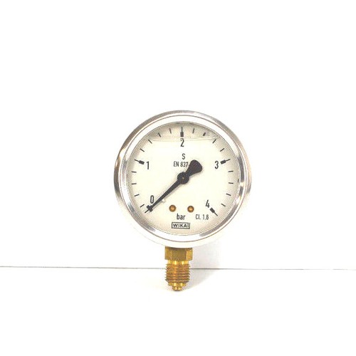WIKA Manometer 04 bar Ø63mm 1/4" Glyzerin senkrecht Cl. 1.6 eBay