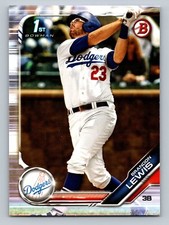 Brandon Lewis 2019 Bowman Draft #BD-40 Los Angeles Dodgers Baseball Card