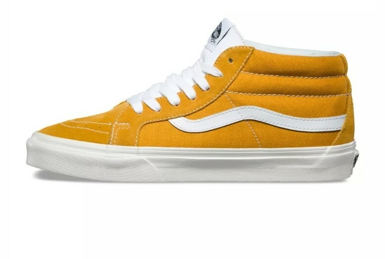 vans sk8 mid reissue sunflower