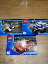 LEGO 60007  City Police Instruction MANUALS ONLY books 1, 2, & 3