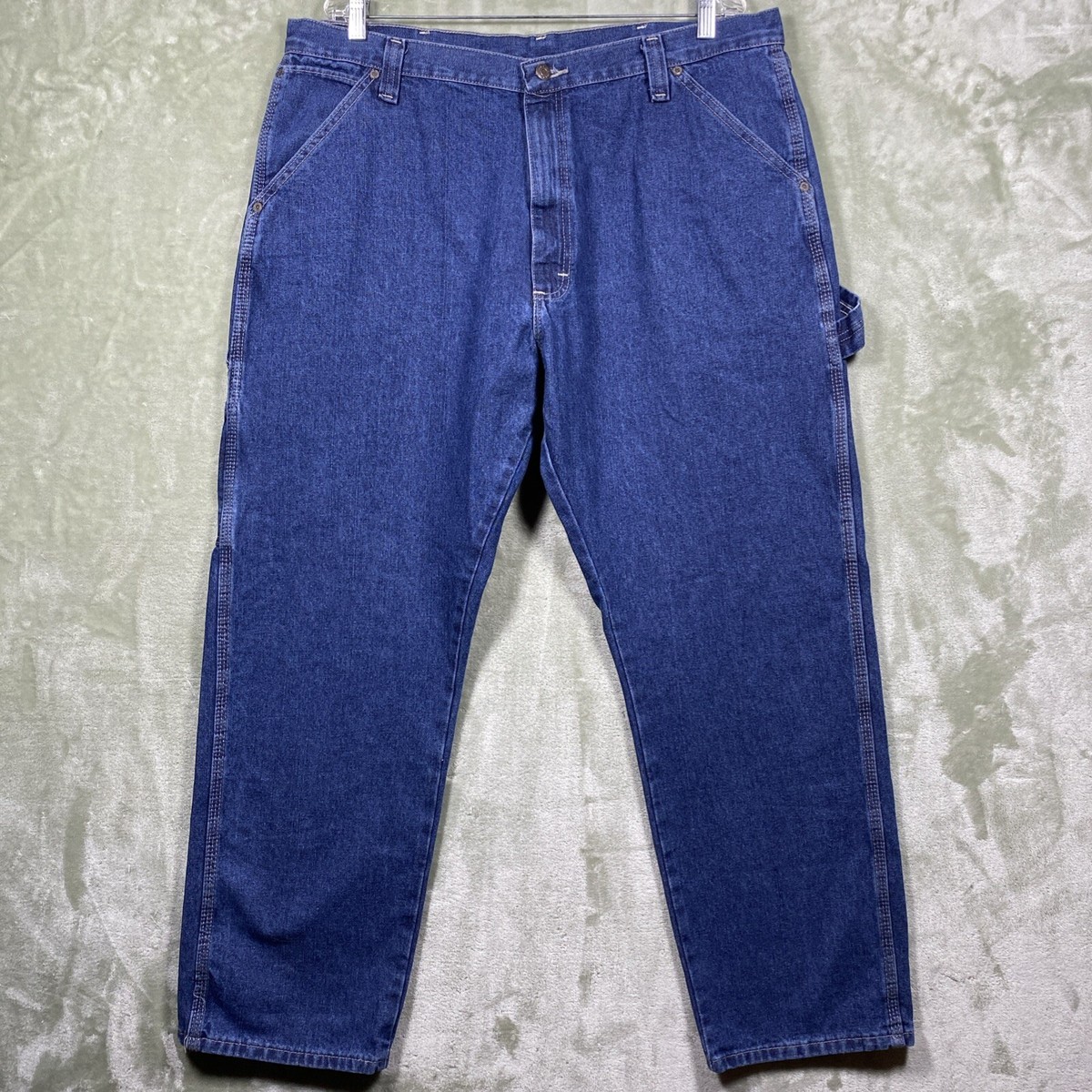 Wrangler Five Star Premium Carpenter Jean Men's 40x30 Blue Denim