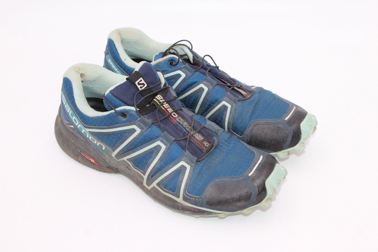 Scarpe da trail running Salomon Speedcross 4 da donna taglia 9 blu grigio bungee atletiche