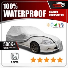Fits Honda Civic Hatchback 1996-2000 Car Cover - 100 Waterproof Breathable