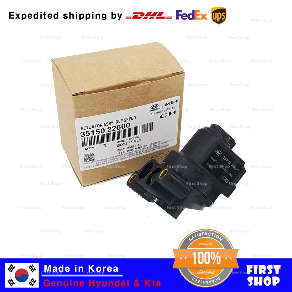 Válvula de control de velocidad en vacío 3515022600 para Hyundai Elantra Tiburon Getz Kia Spectra Foto 3 de 3