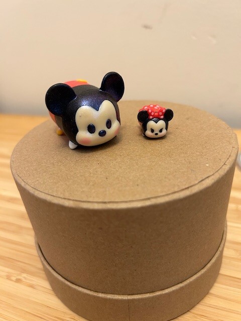 NEW Disney Tsum Tsum Shimmer Series 1 Story Set Mickey & Minnie Mouse