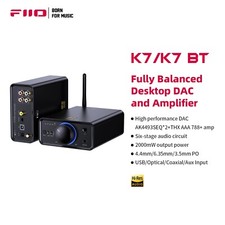FiiO K7/K7BT Balanced HiFi DAC Headphone Amplifier AK4493S 2, XMOS XU208 PCM384k