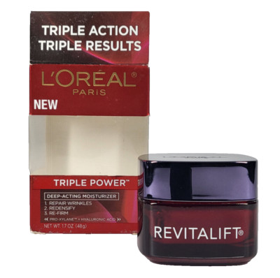L Oreal Revitalift Triple Power Deep Acting Moisturizer 1.7oz - ORIGINAL FORMULA
