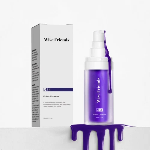 Purple Toothpaste for Teeth Whitening, Purple Color Corrector Teeth Whitening