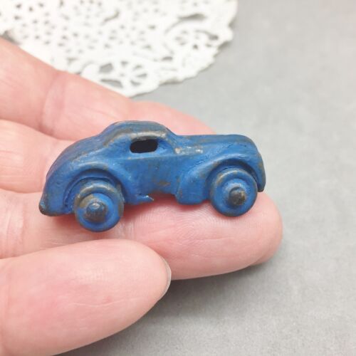Vintage Barclay 1939 Spielzeug Coupé Auto Druckguss Metall blau für Autotransporter 1,5" - Bild 1 von 6