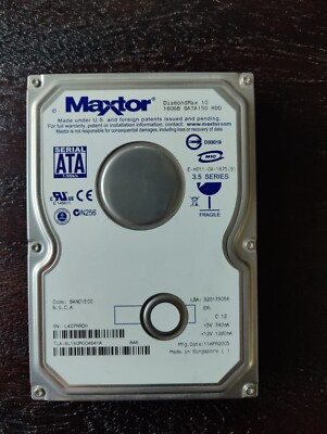 Maxtor DiamondMax 10 3,5'' 160GB SATA150 Festplatte SATA HDD