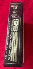 1985 Edwardsville Illinois Polk Directory hardcover