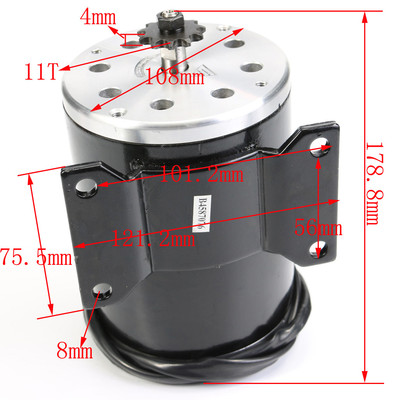 36W 800W DC Electric Motor For Electric Go Kart Scooter Dirt Quad Razor e-ATV