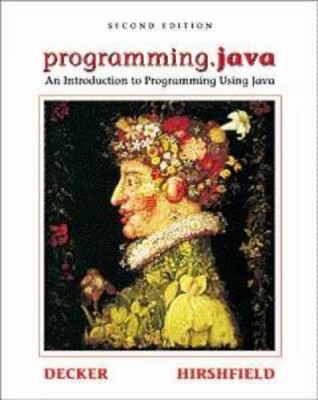 Programming.Java : An Introduction to Programming Using Java by Stuart...