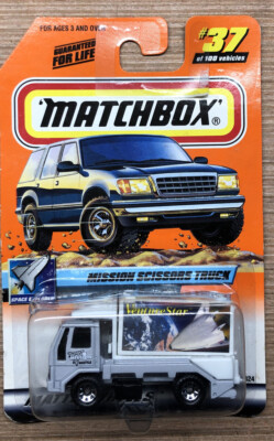 Matchbox Mission Scissors Truck Venture Star #37 Silver