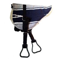 Bareback Pad Navajo navy/grau Reitkissen Reitpad Barebackpad 