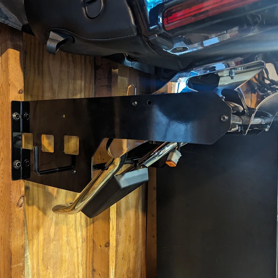 Estante de almacenamiento de montaje en pared para maletero para Harley Touring Road Street Electra Glide Foto 3 de 4