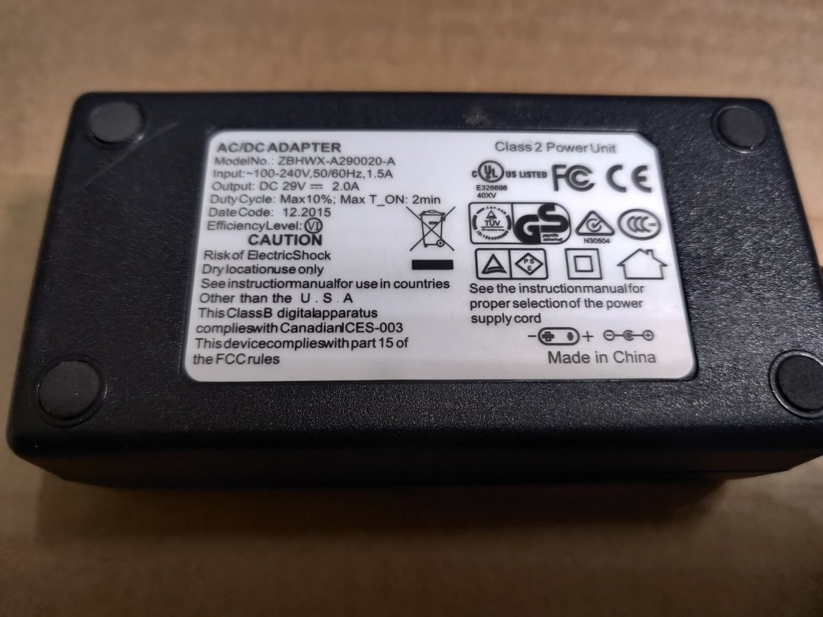 Adattatore AC DC Per 2 Pin APEX ZBHWX-A290020-B Versione N.: AP-T33-AS - Foto 2