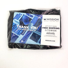 Mission Adult Black 12 Ways to Wear Face Mask UPF 50 Cooling Neck Gaiter