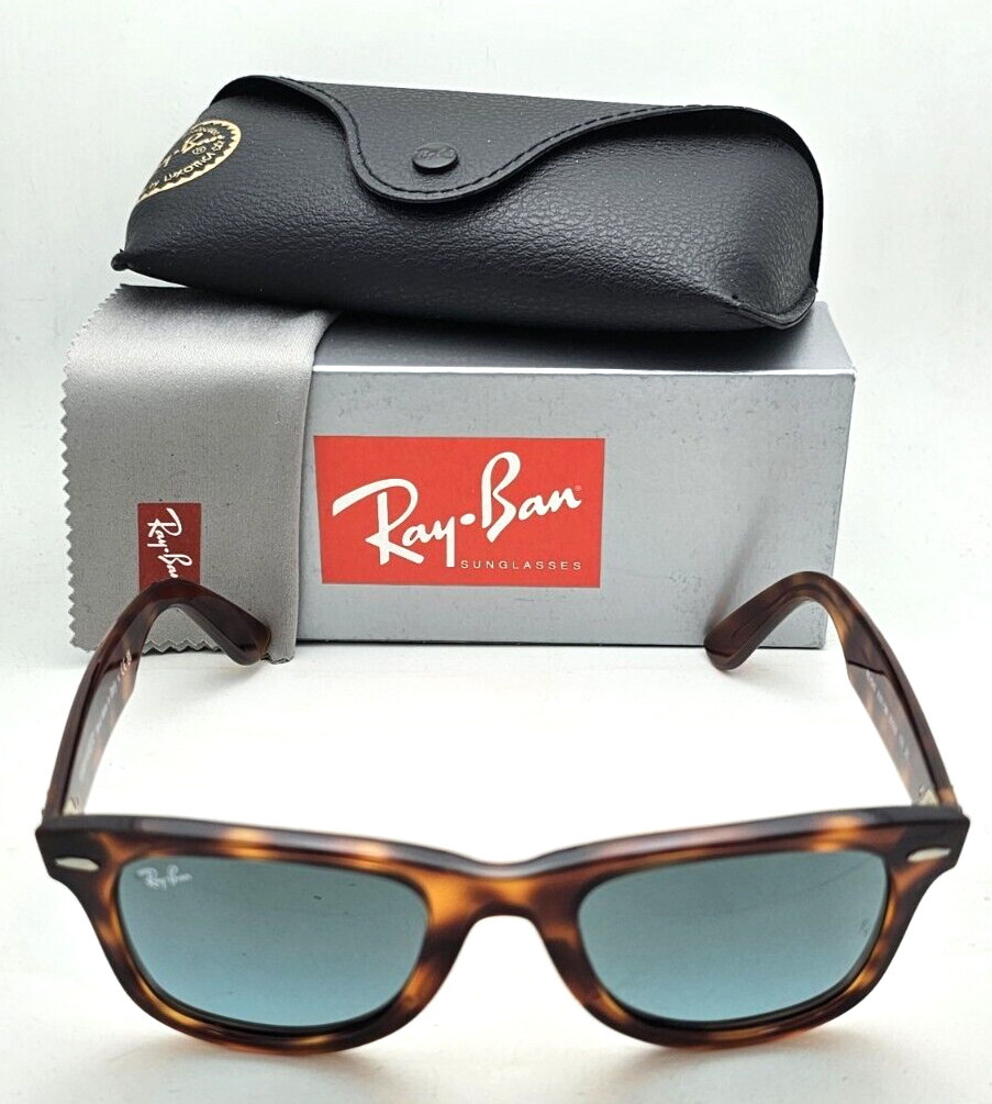 RAY-BAN WAYFARER Sunglasses RB 4340 6397/3M 50-22 Red Havana
