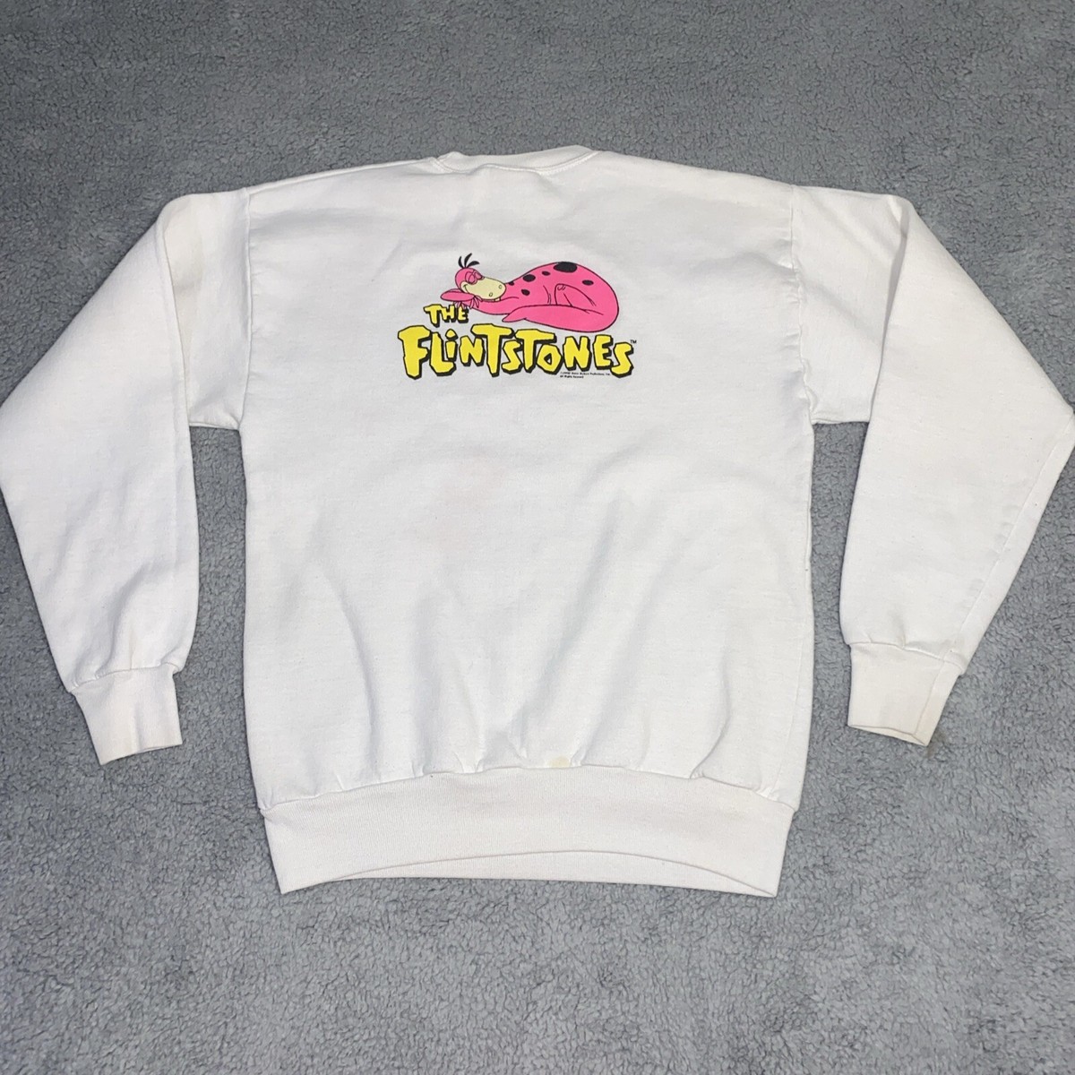 Flintstones Vintage Sweater Youth Girls Lrg Crewneck Grand Canyon