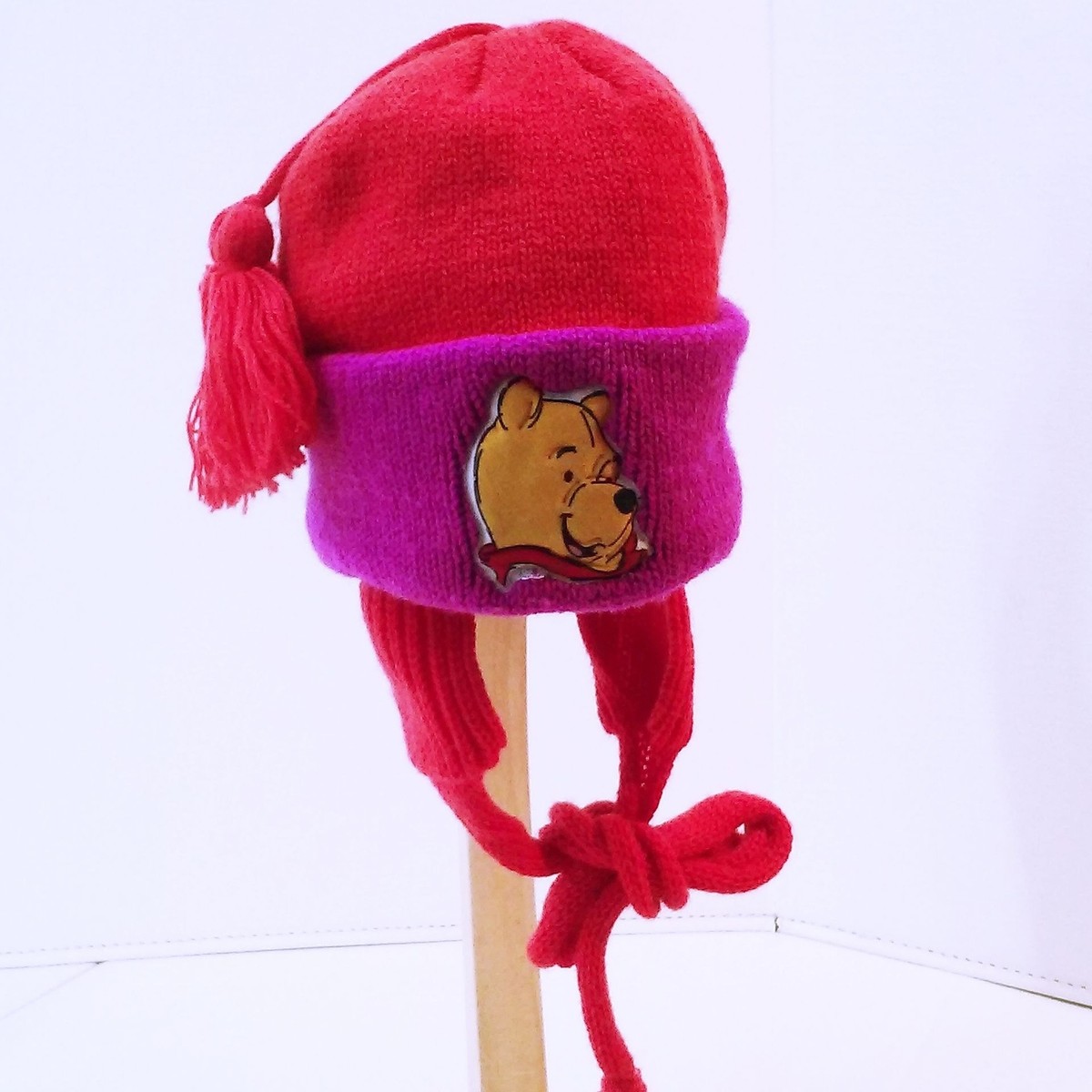 Pooh 100 Acre Collection Winnie Knit Hat Baby-OS Winter Earflap
