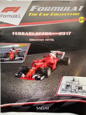 SEBASTIAN VETTEL FERRARI SF70H 2017 (SCALE 1:43) FORMULA 1 CAR