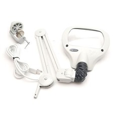 Luxo WAL025968 Wave LED Magnifier 3.5-Diopter Lens, 6W Dimmable LEDs 45in 120VAC