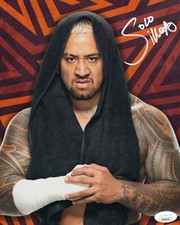 Solo Sikoa (8x10 metallic) jsa certed photo signed auto autographed