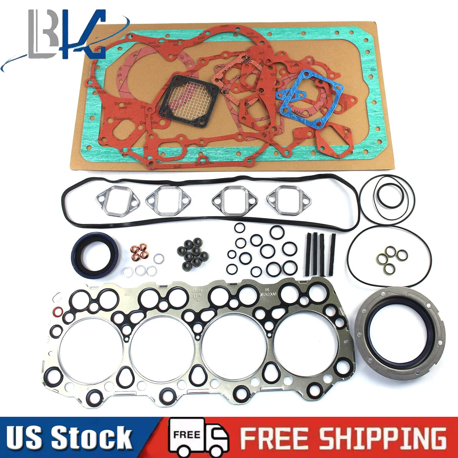 4D34 4D34T Engine Overhaul Gasket Kit for Mitsubishi Fuso Canter FE Trucks Rosa