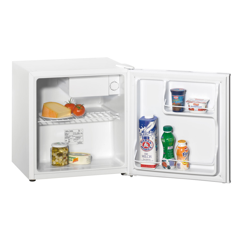 AMICA KB 15150 W Minikühlschrank (mit Kaltlagerfach, EEK E, freistehend, 45 l)