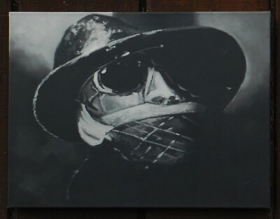 THE INVISIBLE MAN- ORIGINAL OIL PAINTING- FAMOUS MONSTERS