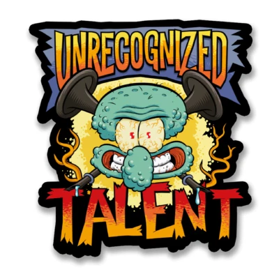 Spongebob Squarepants Schwammkopf Squidward Tentacles 8cm Sticker Aufkleber - Bild 1 von 2