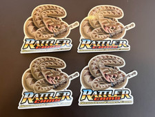 Lot Of 4 Rattler Cams Drag Racing Decals Stickers Nhra Nos