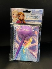 Disney Princess Elsa Frozen Journal Set with Fuzzy Pen - Spiral Bound Notebook