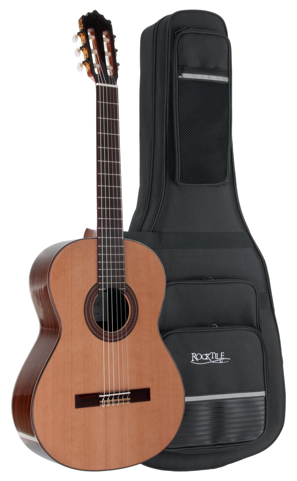 Chitarra acustica 4/4 con top in cedro e custodia