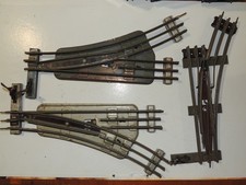 3 aiguillages HORNBY MECCANO JEP O train électrique