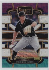 2024 Panini Select Concourse Tri-Color Prizm Drue Hackenberg #8 h6c