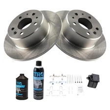 TRQ BKA37054 Disc Brake Kit For Mercedes-Benz 350SDL 1990-1991 Rear 14200620