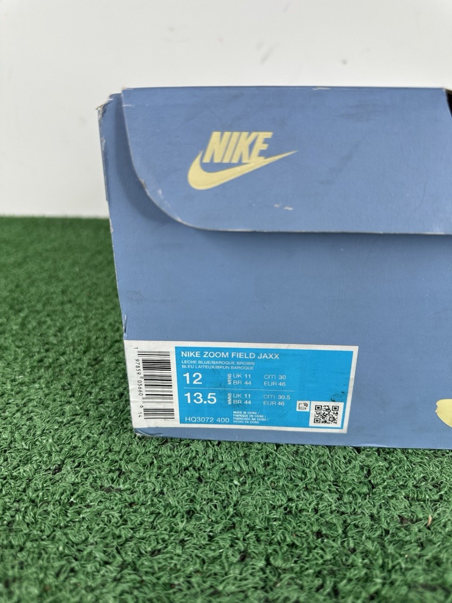 Size 12 - Nike Zoom Field Jaxx Travis Scott Cactus Jack Leche Blue