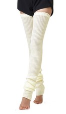 27 or 34 Inch Length Leg Warmers Knit Over the Knee Extra Long Winter Soft Th...