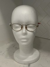 Kenmark Sydney Flex Gold Eyeglass Frames Vintage 48-19-140