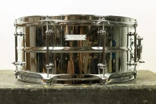 Standard Drum Co. 6.5x14 Regular Bead Chrome Over Brass Snare Drum (Used)