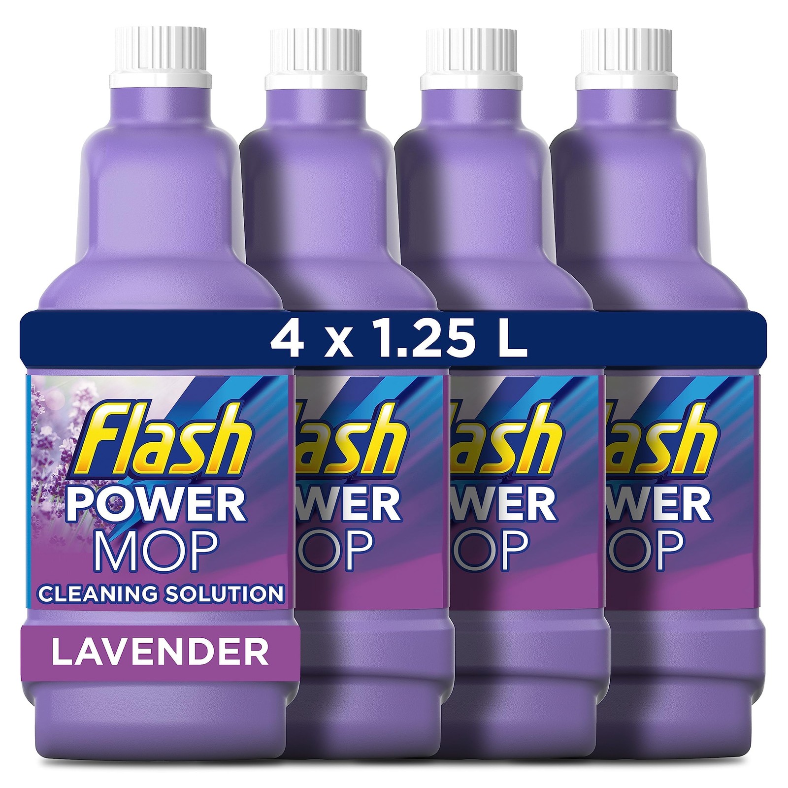 Flash Power Spray Mop Floor Cleaner Multi-Surface Cleaning Liquid Lavender 5L